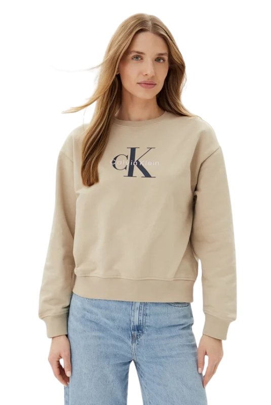 Sweat / sweat zippé  Calvin klein LV047B234G PF0 White Pepper