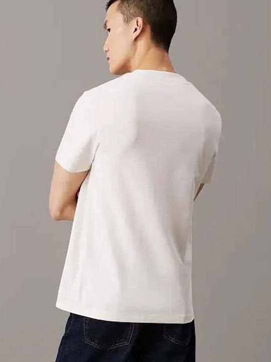 T-S manches courtes  Calvin klein J30J326683 YBI Ivory