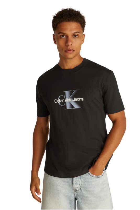 T-S manches courtes  Calvin klein J30J327471 BEH Ck Black