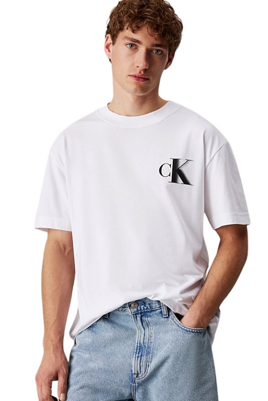 T-S manches courtes  Calvin klein J30J327475 YAF Bright White