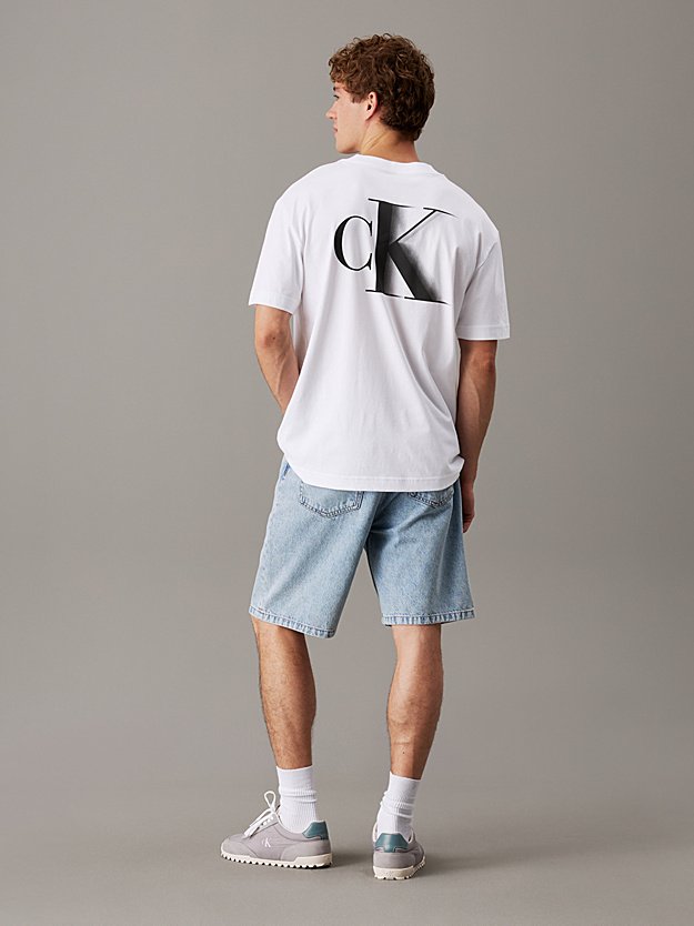 T-S manches courtes  Calvin klein J30J327475 YAF Bright White