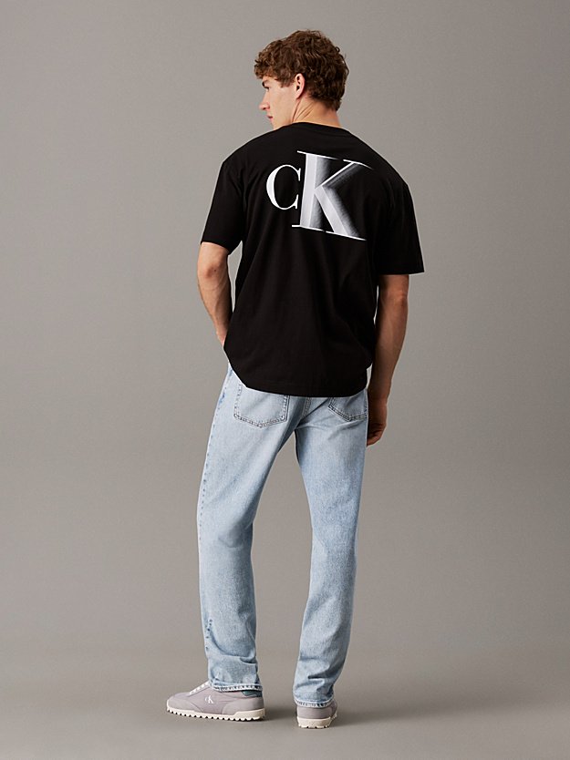 T-S manches courtes  Calvin klein J30J327475 BEH Ck Black