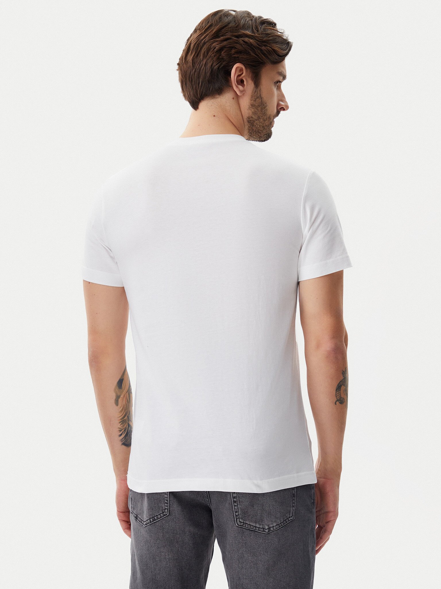 T-S manches courtes  Calvin klein J30J327522 YAF Bright White