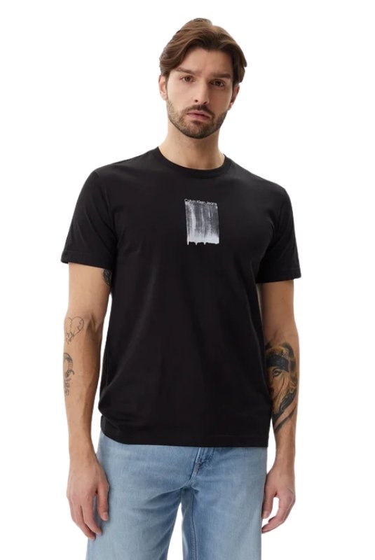 T-S manches courtes  Calvin klein J30J327522 BEH Ck Black