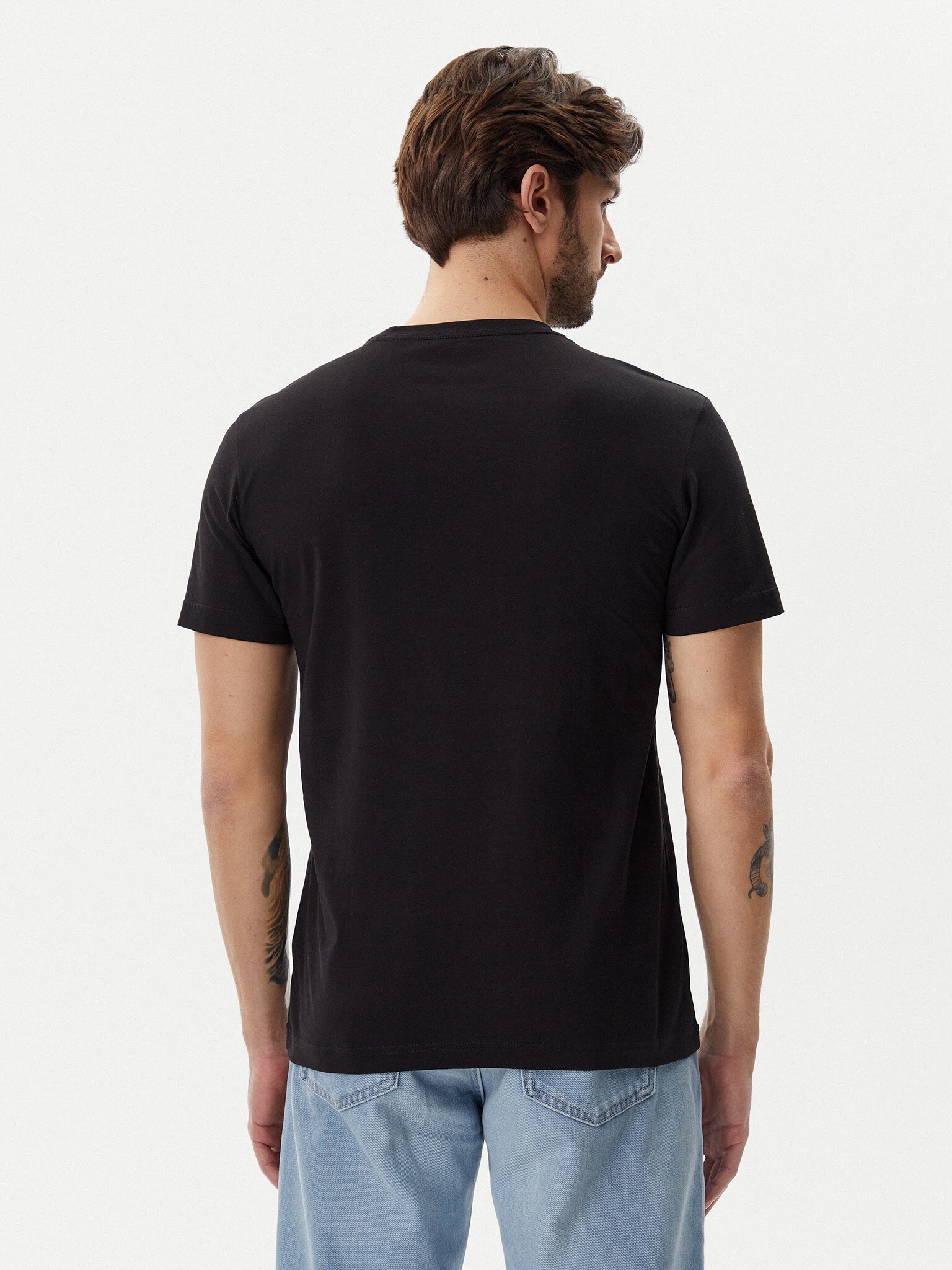 T-S manches courtes  Calvin klein J30J327522 BEH Ck Black