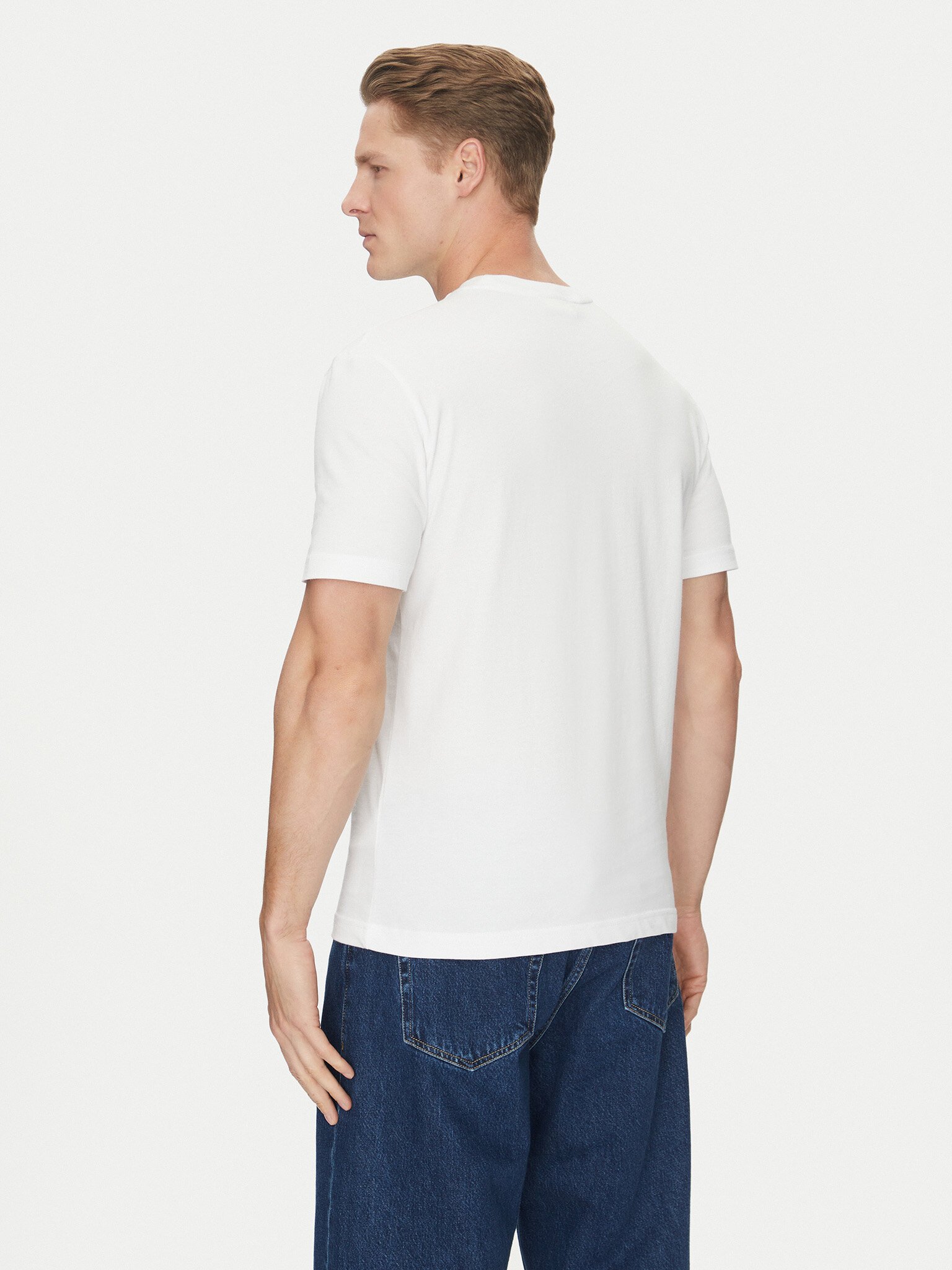 T-S manches courtes  Calvin klein K10K114149 YAF Bright White