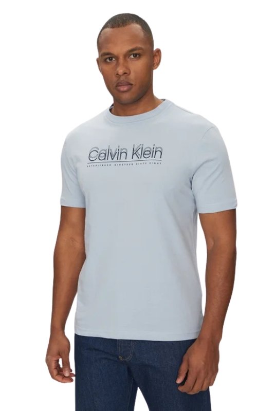 T-S manches courtes  Calvin klein K10K114149 DWE Zen Blue