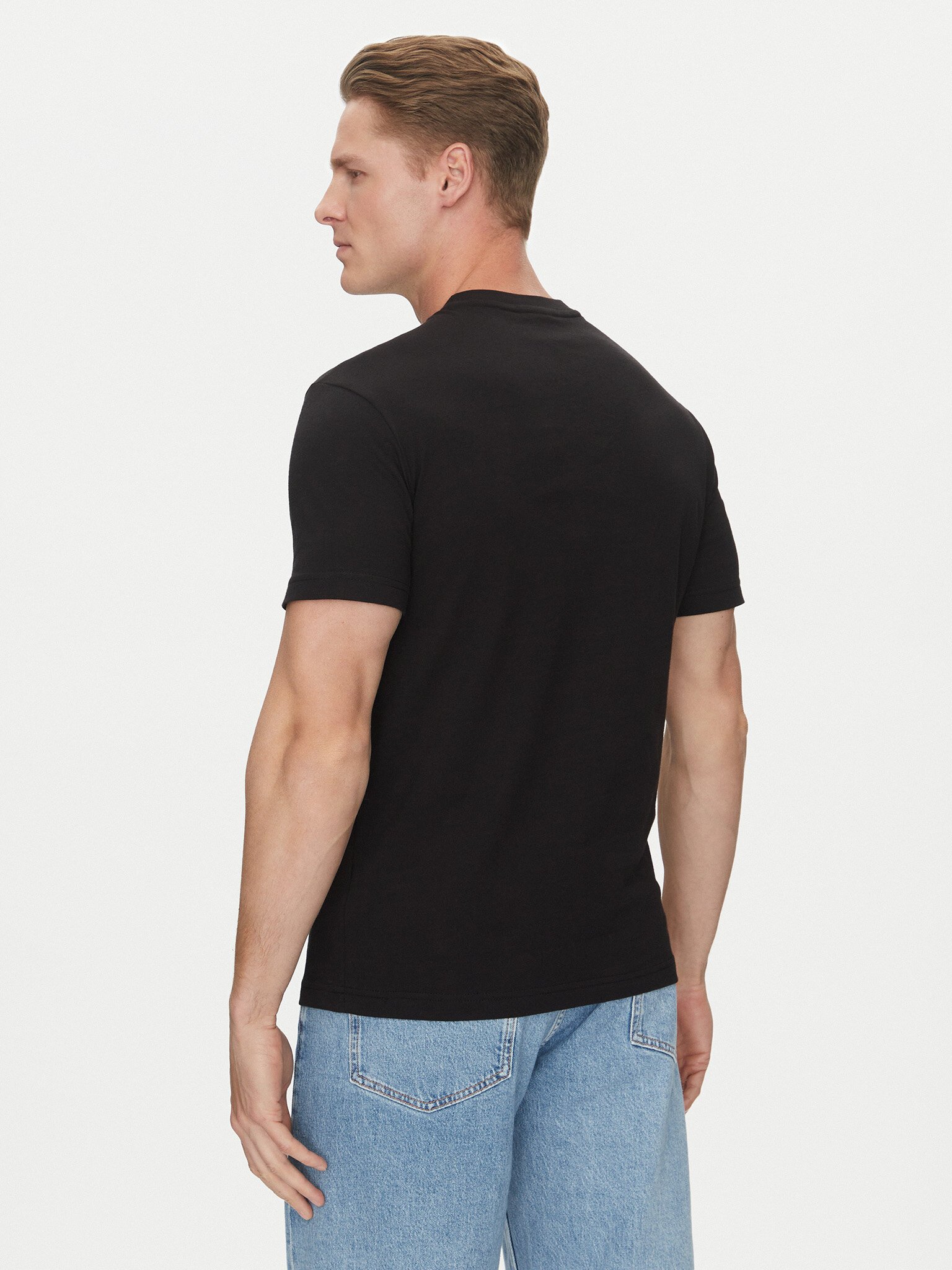 T-S manches courtes  Calvin klein K10K114149 BEH Ck Black