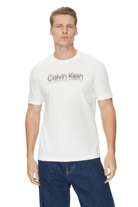 T-S manches courtes  Calvin klein K10K114149 YAF Bright White