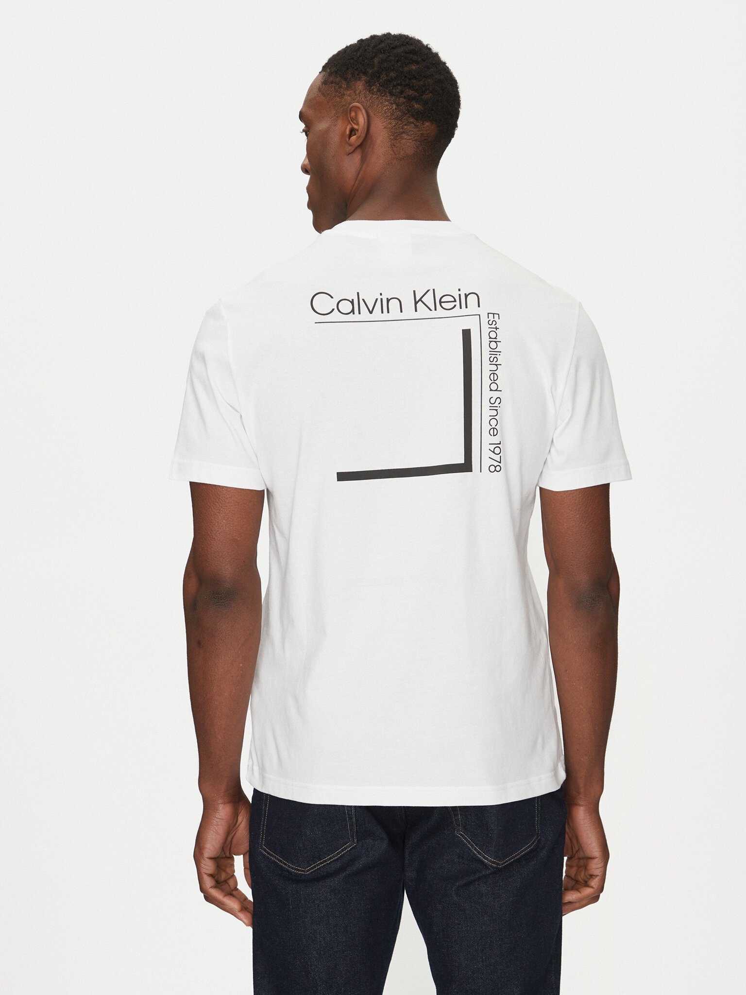 T-S manches courtes  Calvin klein K10K114152 YAF Bright White