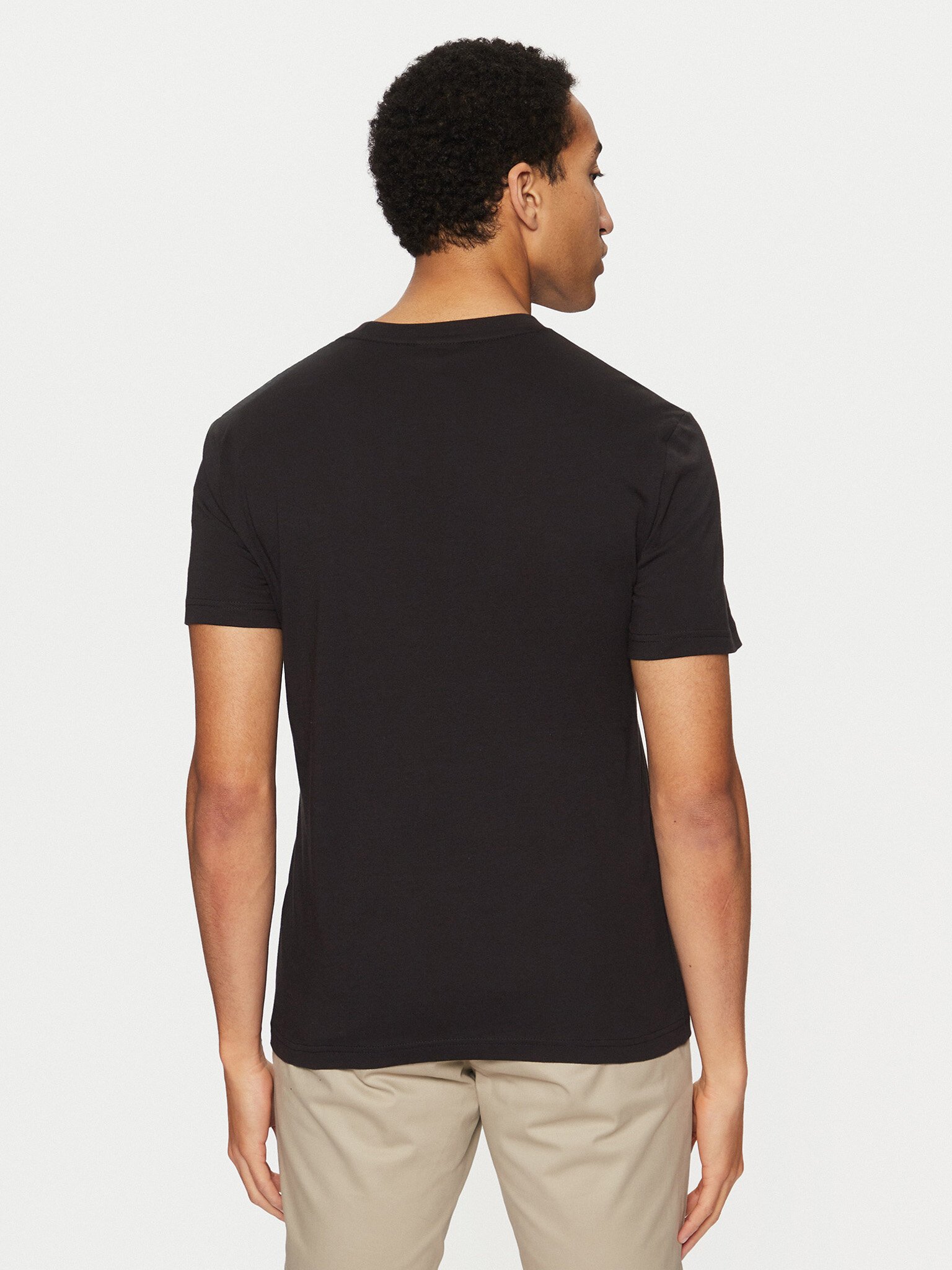 T-S manches courtes  Calvin klein K10K114156 BEH Ck Black