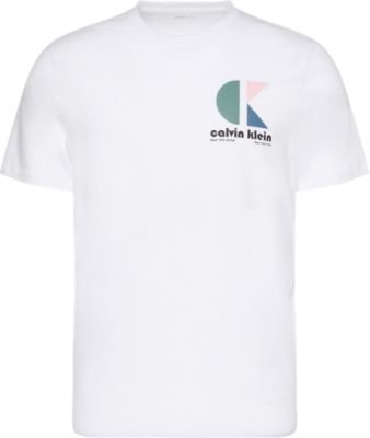 T-S manches courtes  Calvin klein LV04RC843G YAA Brilliant White