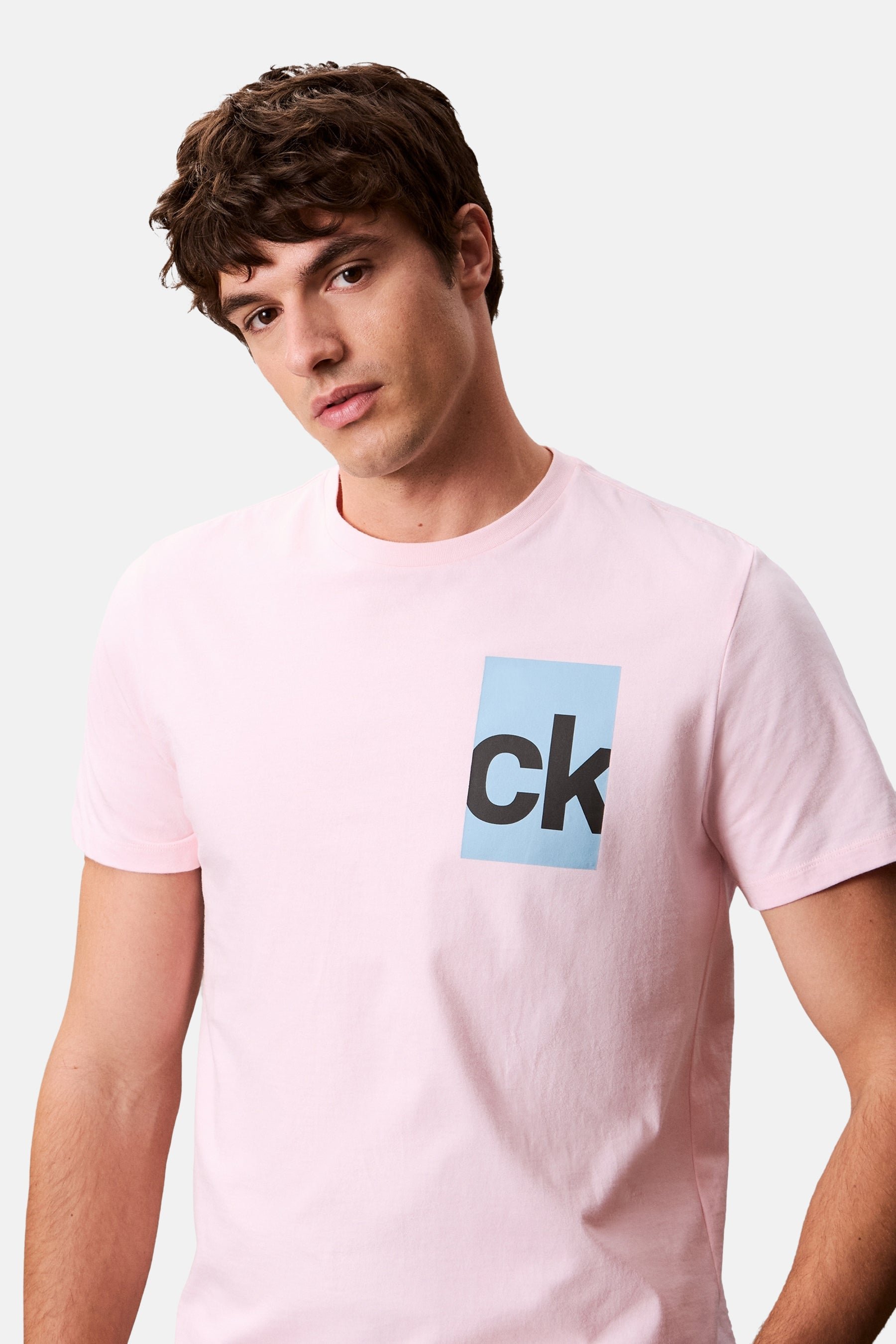 T-S manches courtes  Calvin klein LV04RC847G TFS Rose Shadow