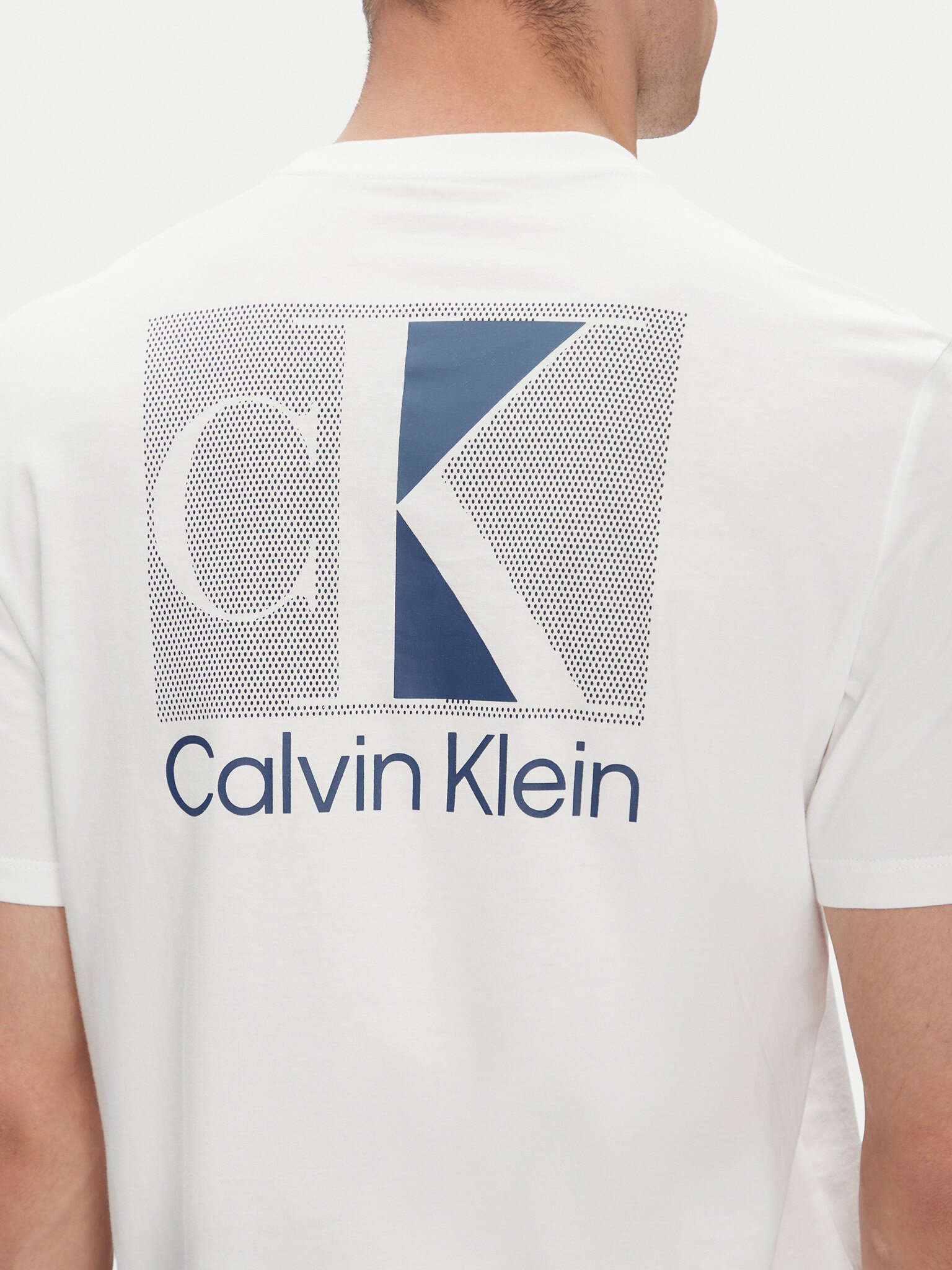 T-S manches courtes  Calvin klein LV04RC853G YAF Bright White