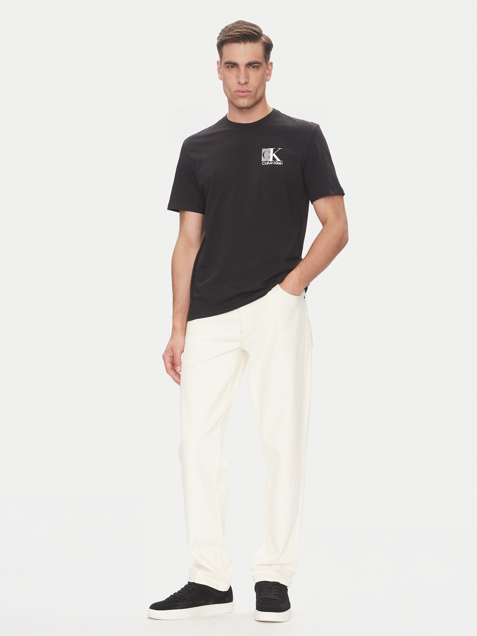 T-S manches courtes  Calvin klein LV04RC853G UB1 Black