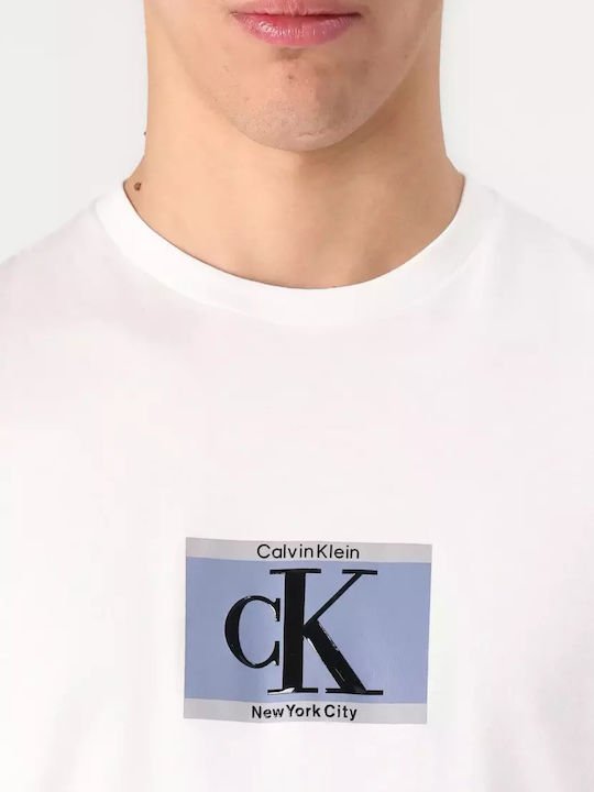 T-S manches courtes  Calvin klein LV04RC854G YAF Bright White