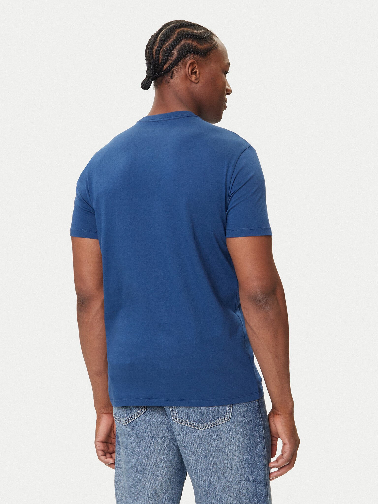 T-S manches courtes  Calvin klein LV04RC857G C3I Blue Jean