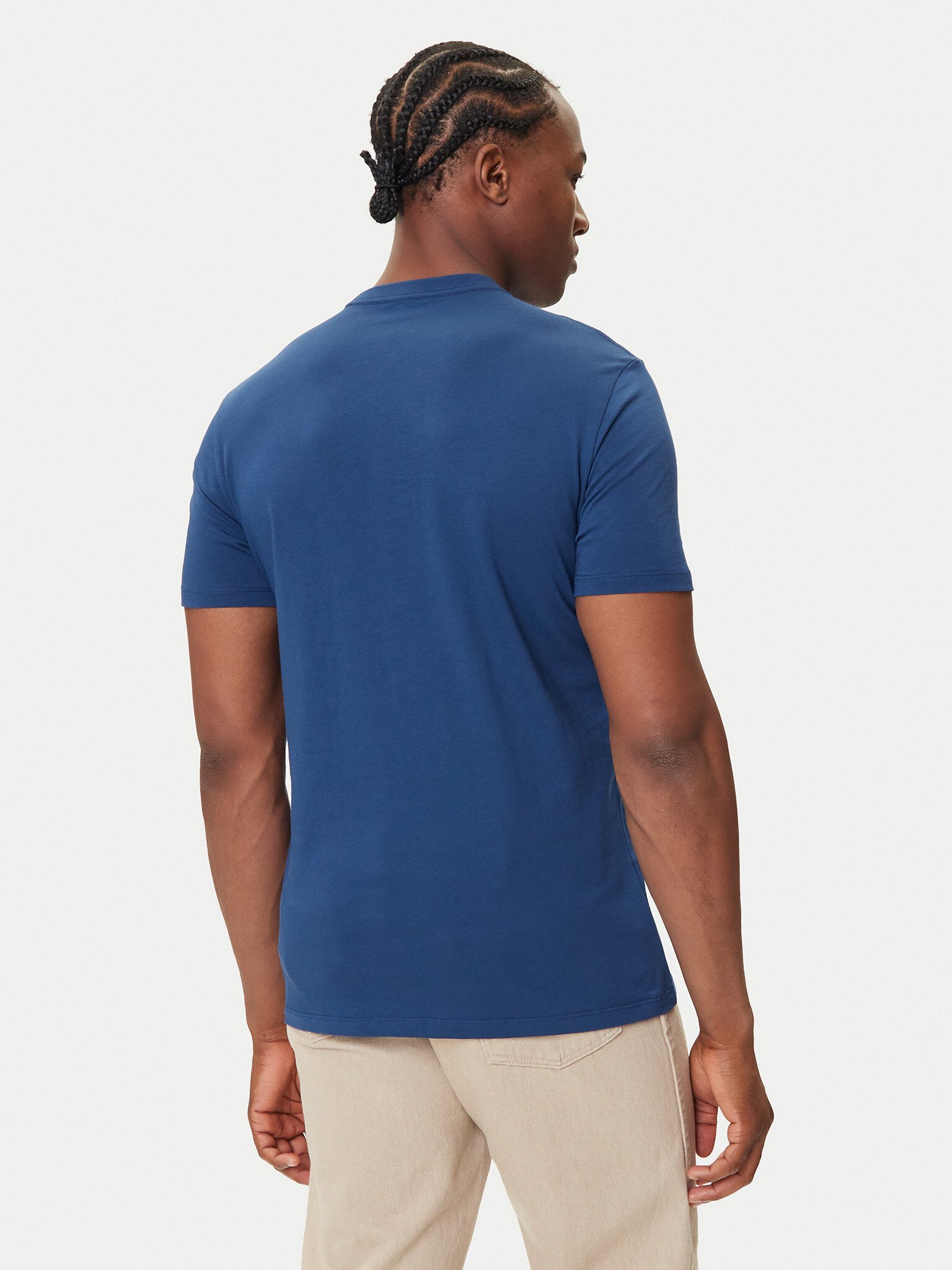 T-S manches courtes  Calvin klein LV04RC858G C3I Blue Jean