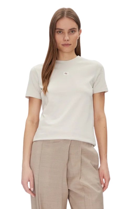 Tee shirt  Calvin klein J20J225243 ADA Chalk