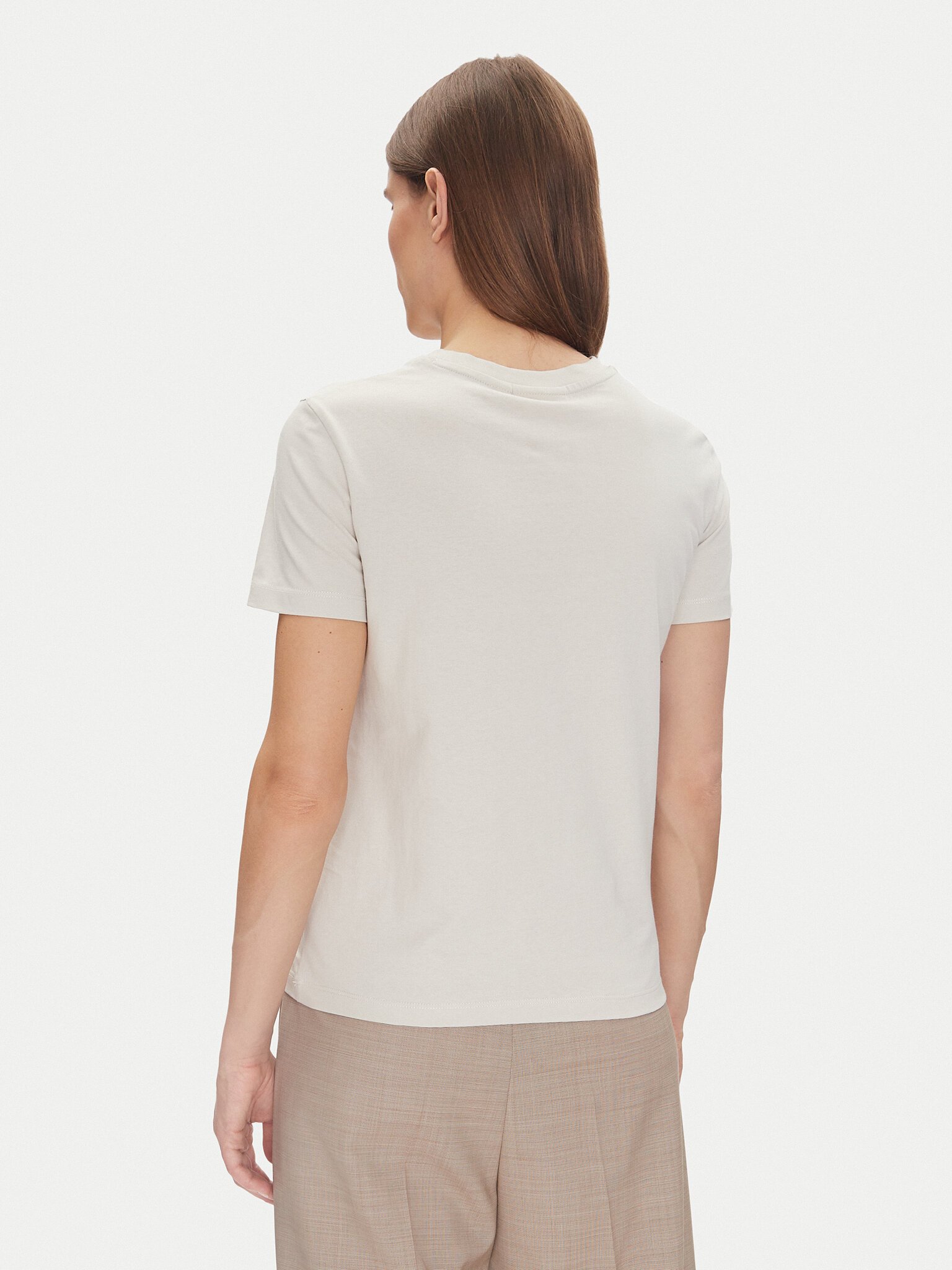 Tee shirt  Calvin klein J20J225243 ADA Chalk