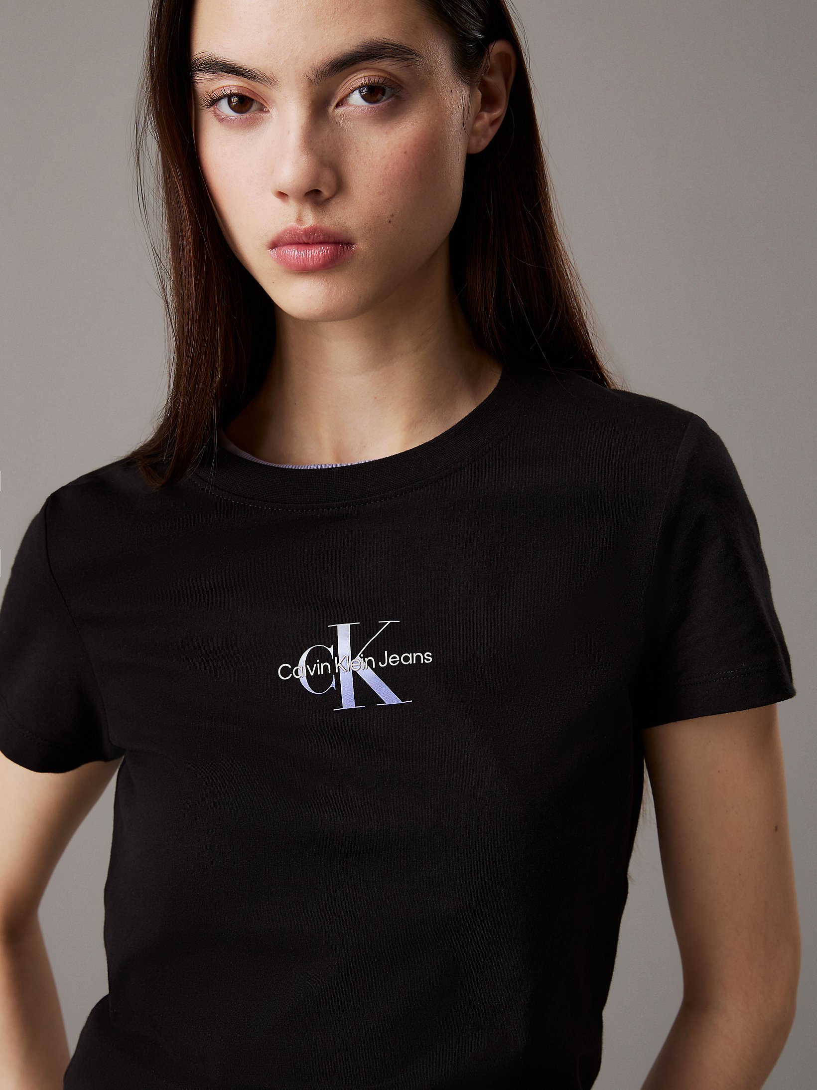Tee shirt  Calvin klein J20J225252 BEH Ck Black