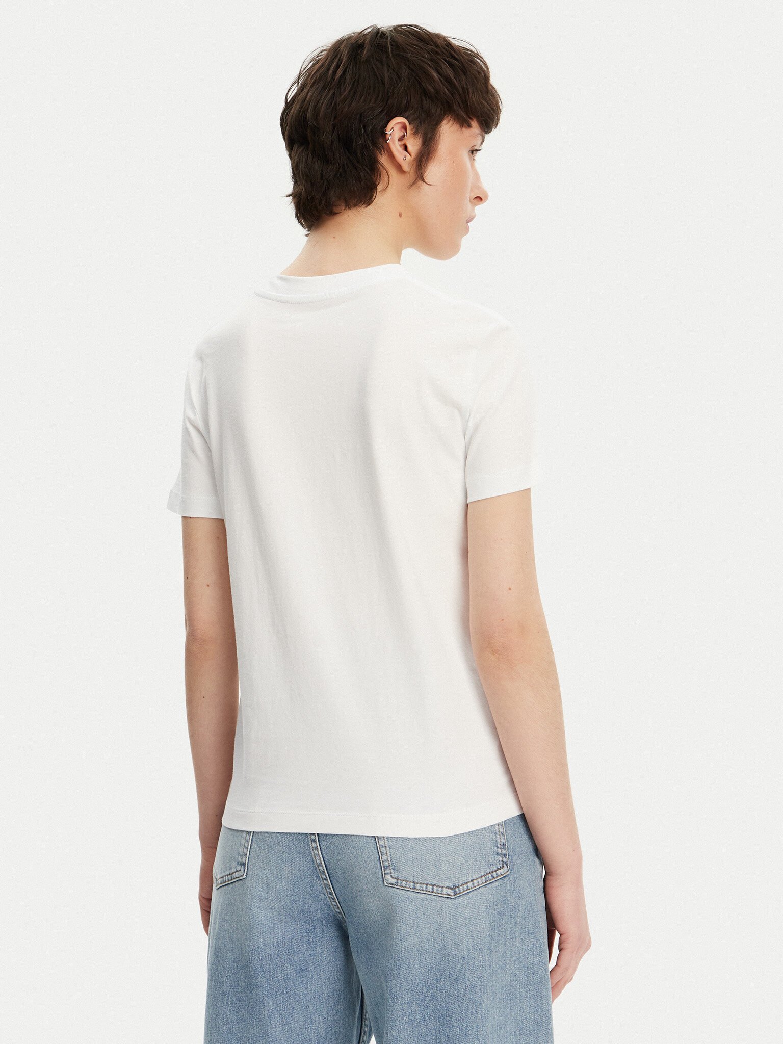 Tee shirt  Calvin klein J20J225545 YAA Brilliant White