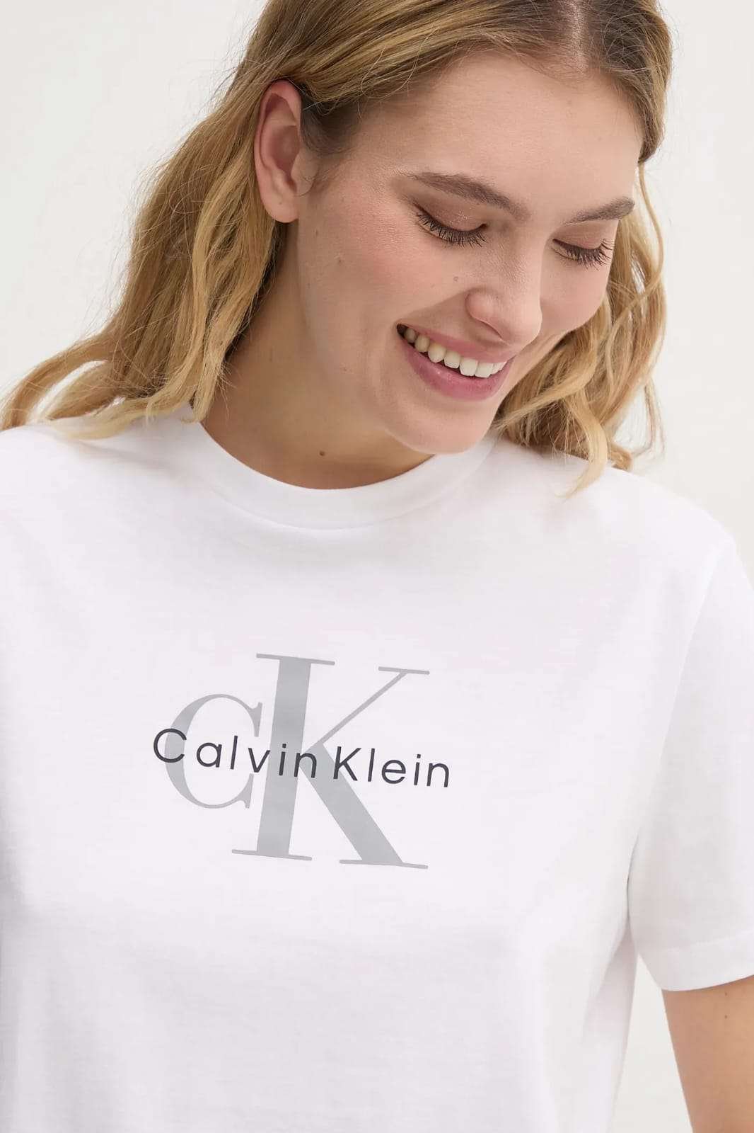 Tee shirt  Calvin klein LV047B864G YAA Brilliant White