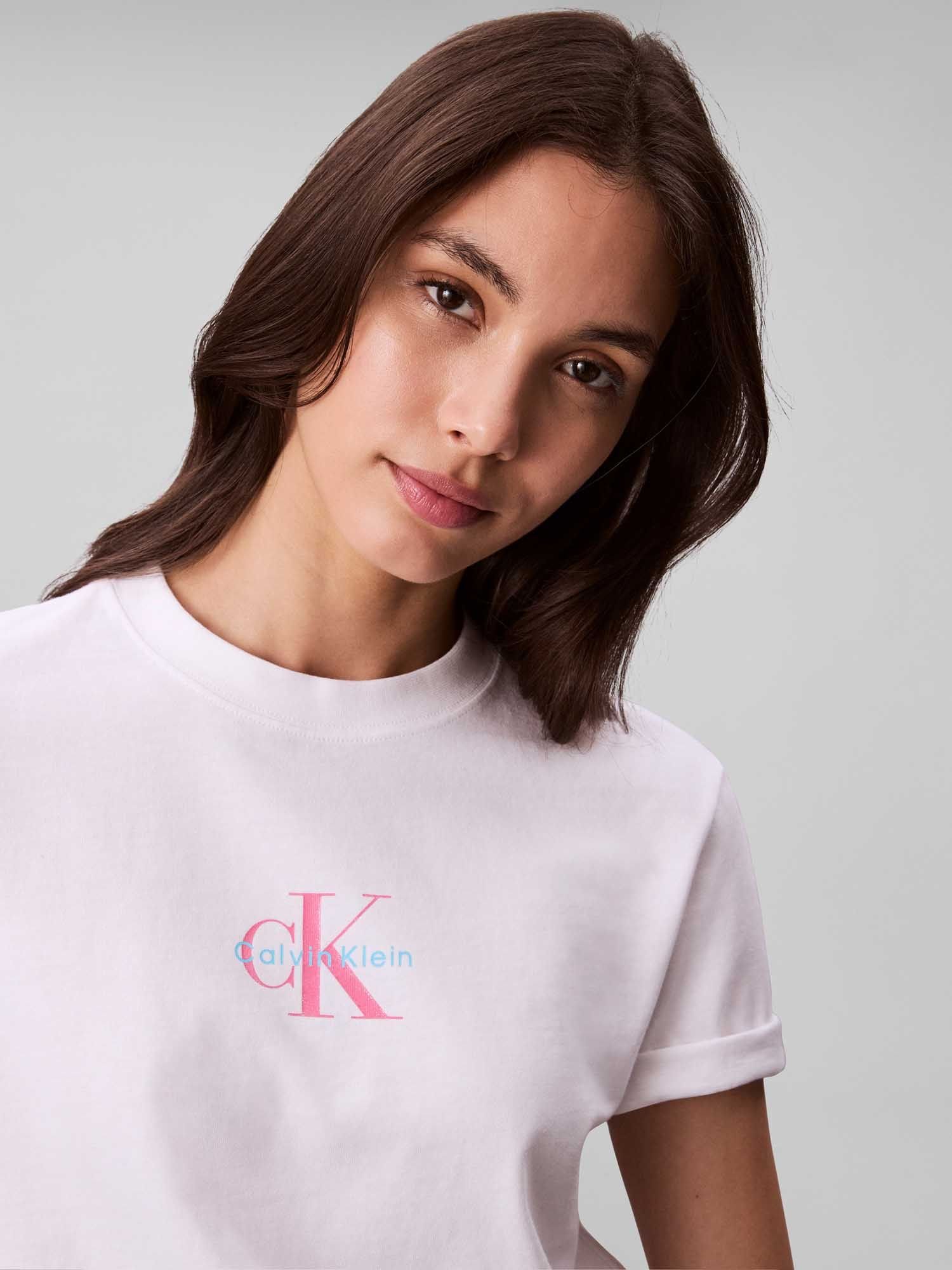 Tee shirt  Calvin klein LV047C856G YAA Brilliant White