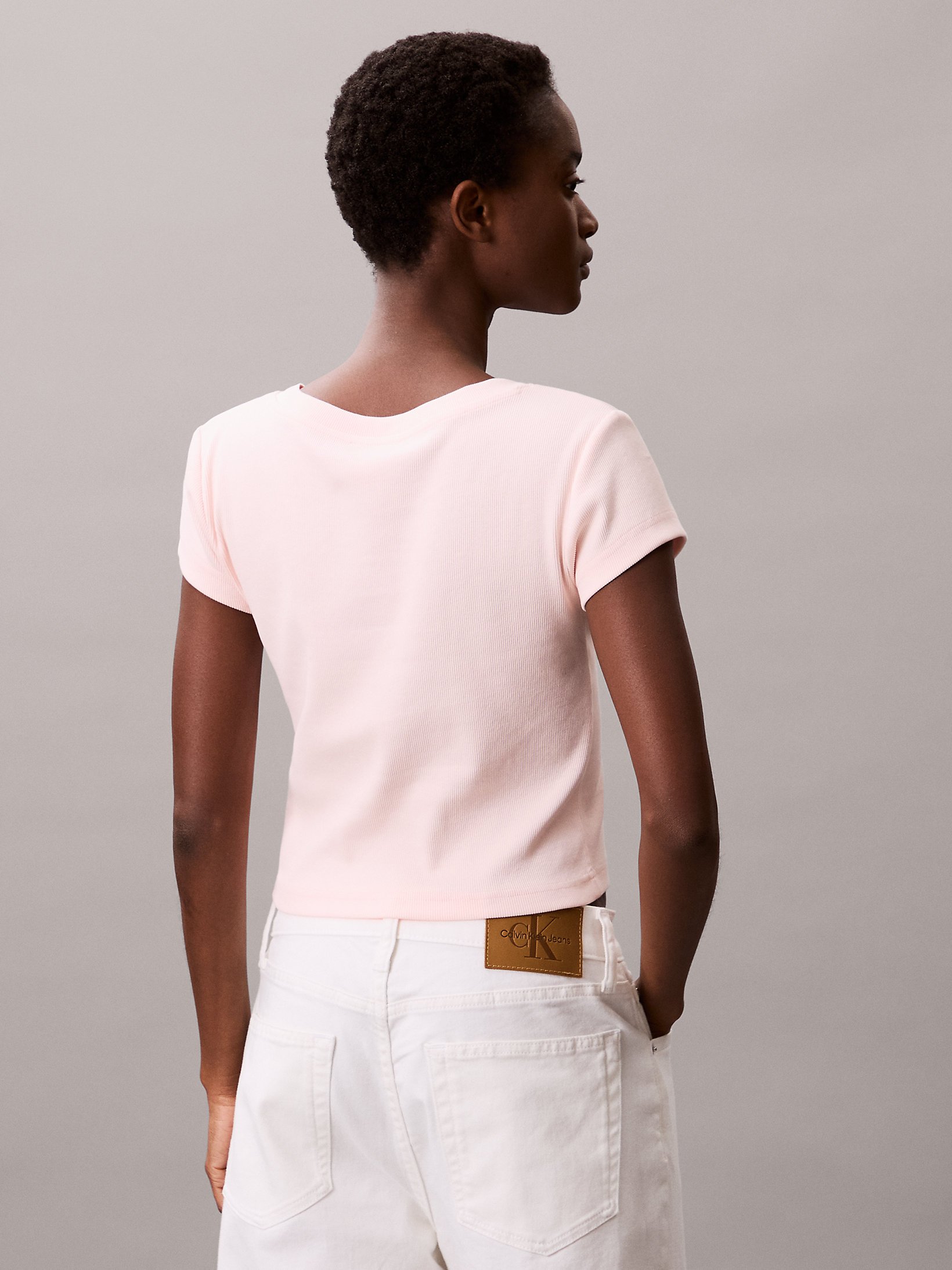 Tee shirt  Calvin klein LV047C910G VI7 Cloud Pink