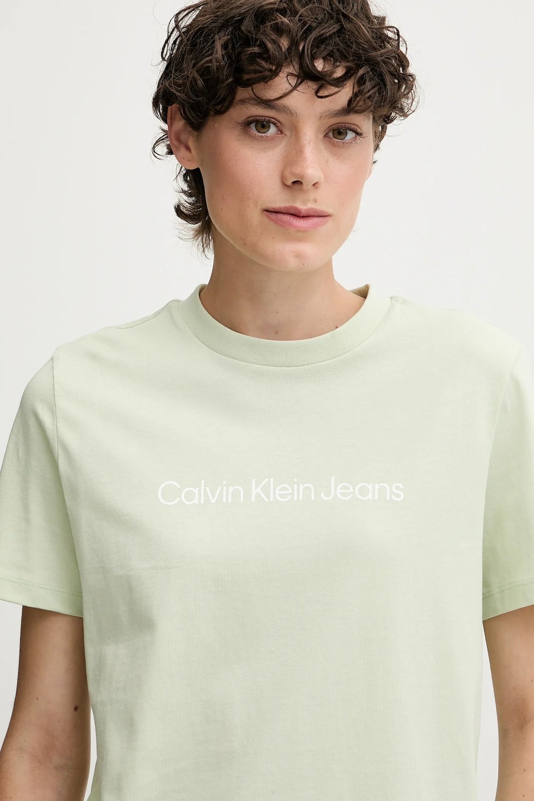 Tee shirt  Calvin klein LV047C912G PWM Tender Greens