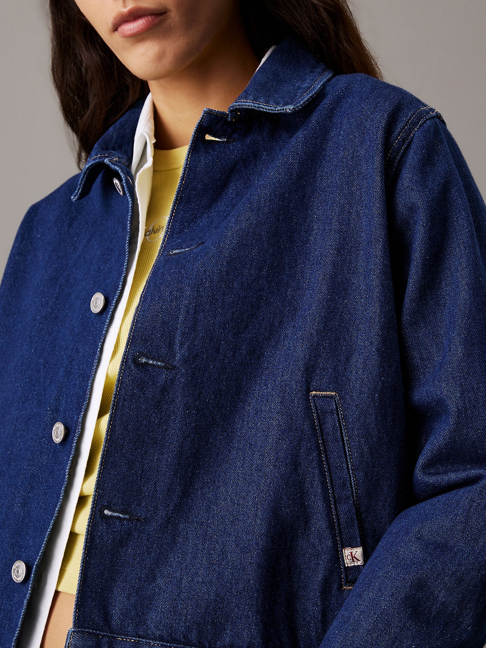 Veste / Parka  Calvin klein J20J225180 1AP Denim Rinse
