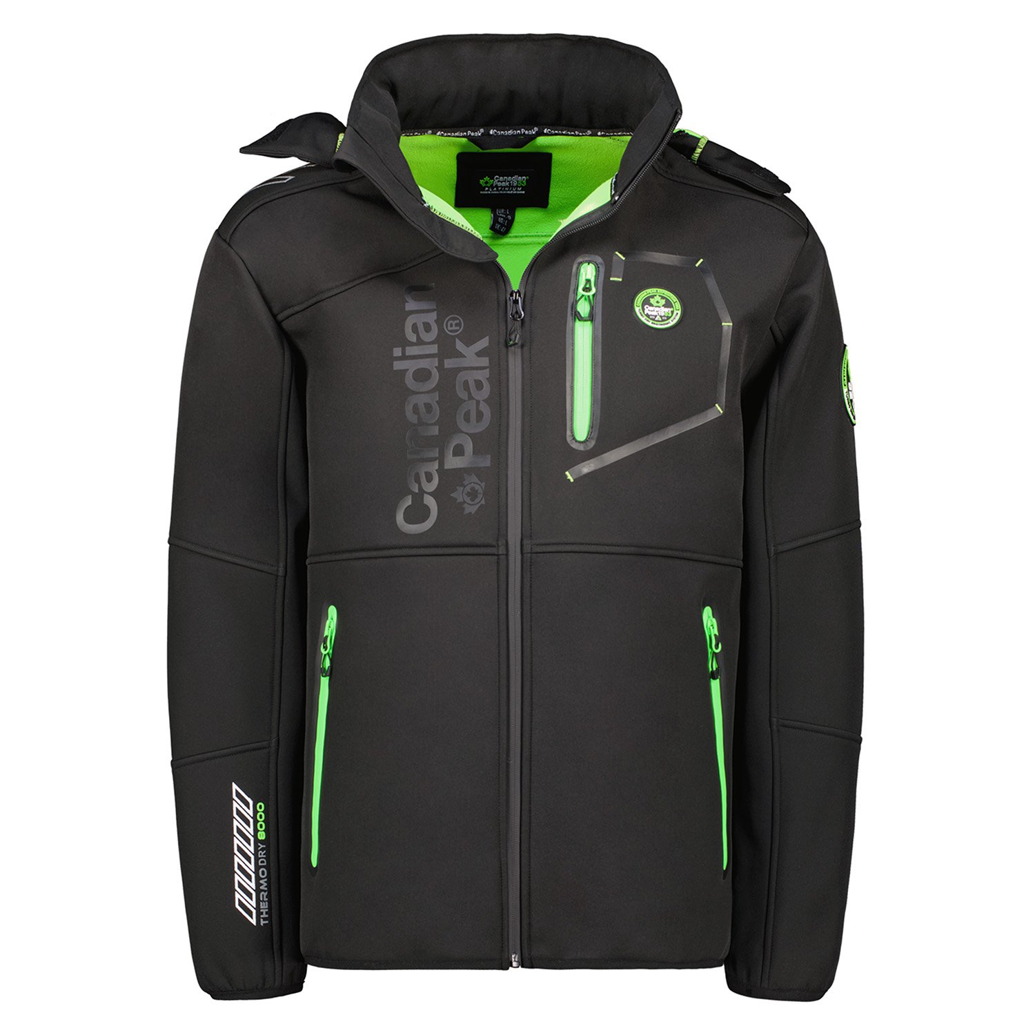 Vestes & blousons  Canadian Peak RBMWZ5874H Black / Green