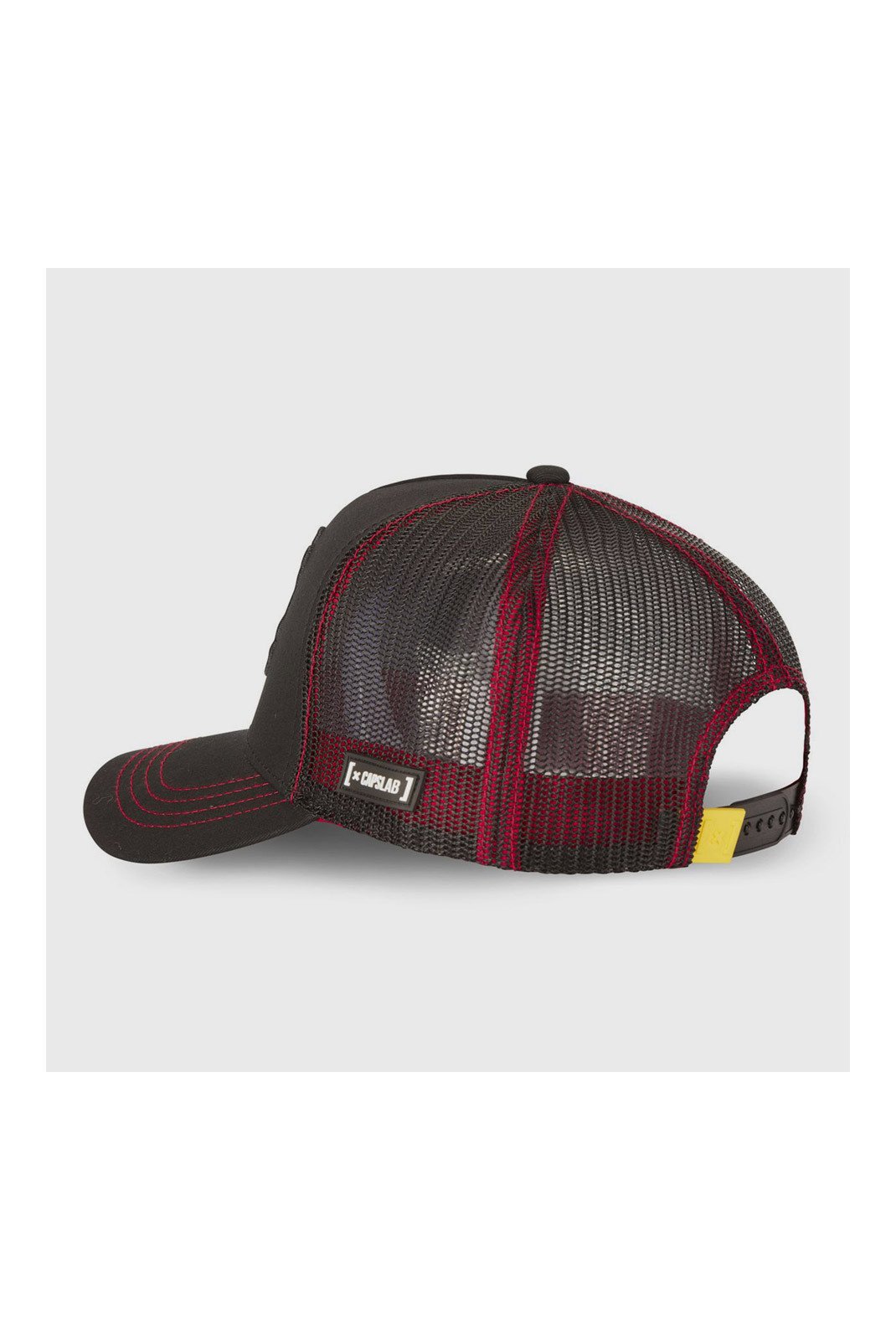 Casquettes  Capslab CL_LOO7_1_CAS_LO1__Noir_Rouge_Gris  Noir/Rouge/Gris
