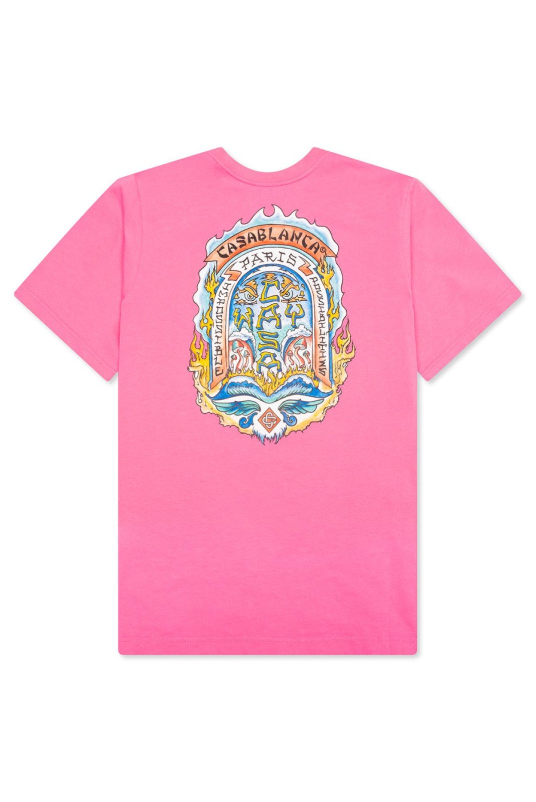 T-S manches courtes  Casa blanca MS25-JTS-001-07 PINK JERSEY