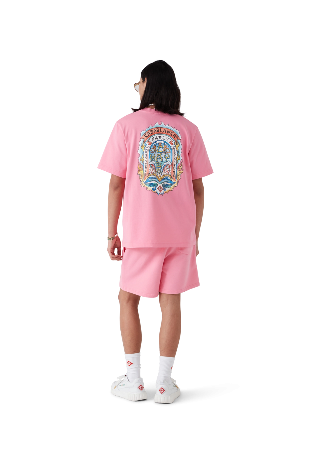 T-S manches courtes  Casa blanca MS25-JTS-001-07 PINK JERSEY