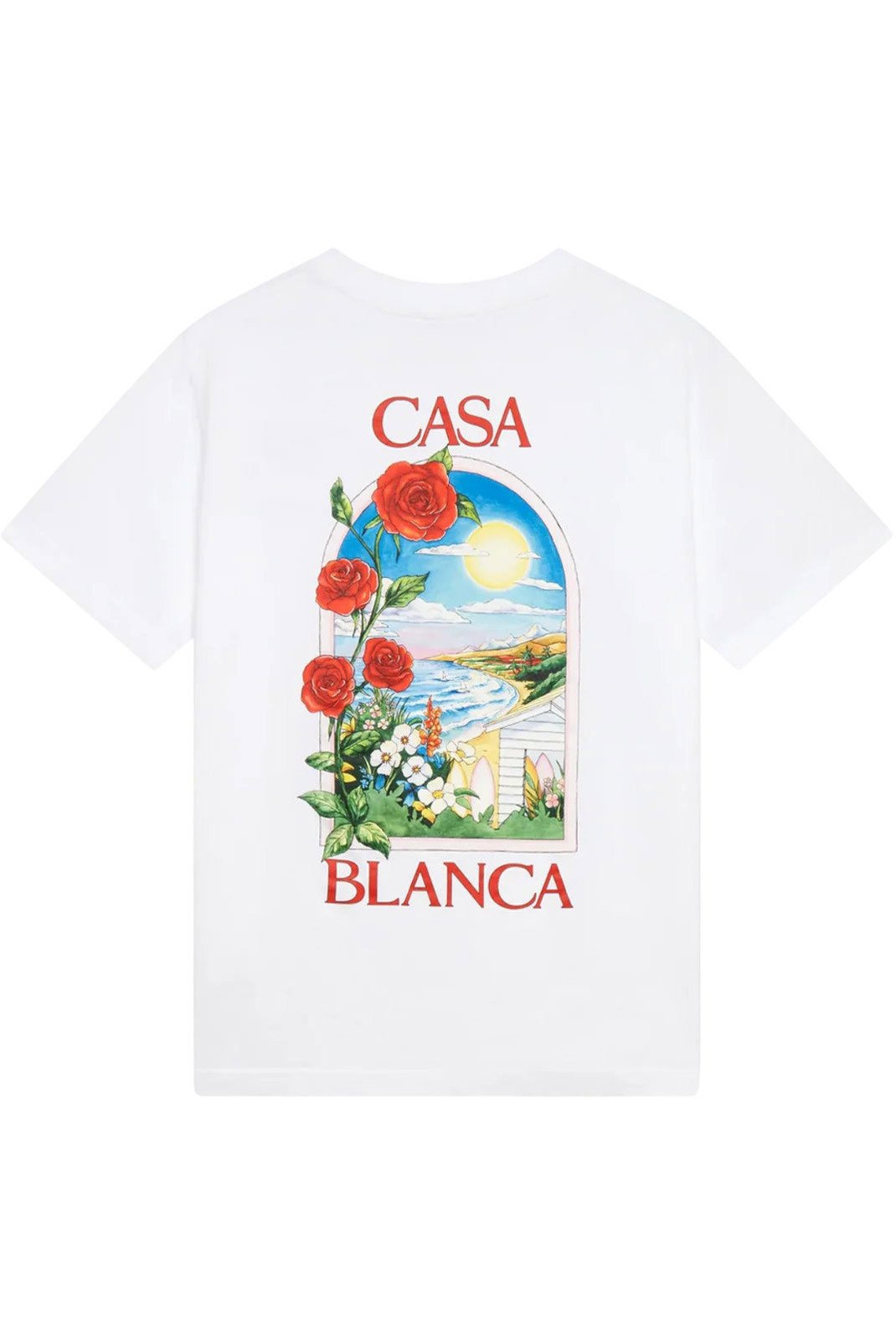 T-S manches courtes  Casa blanca MS25-JTS-001-12 WHITE JERSEY