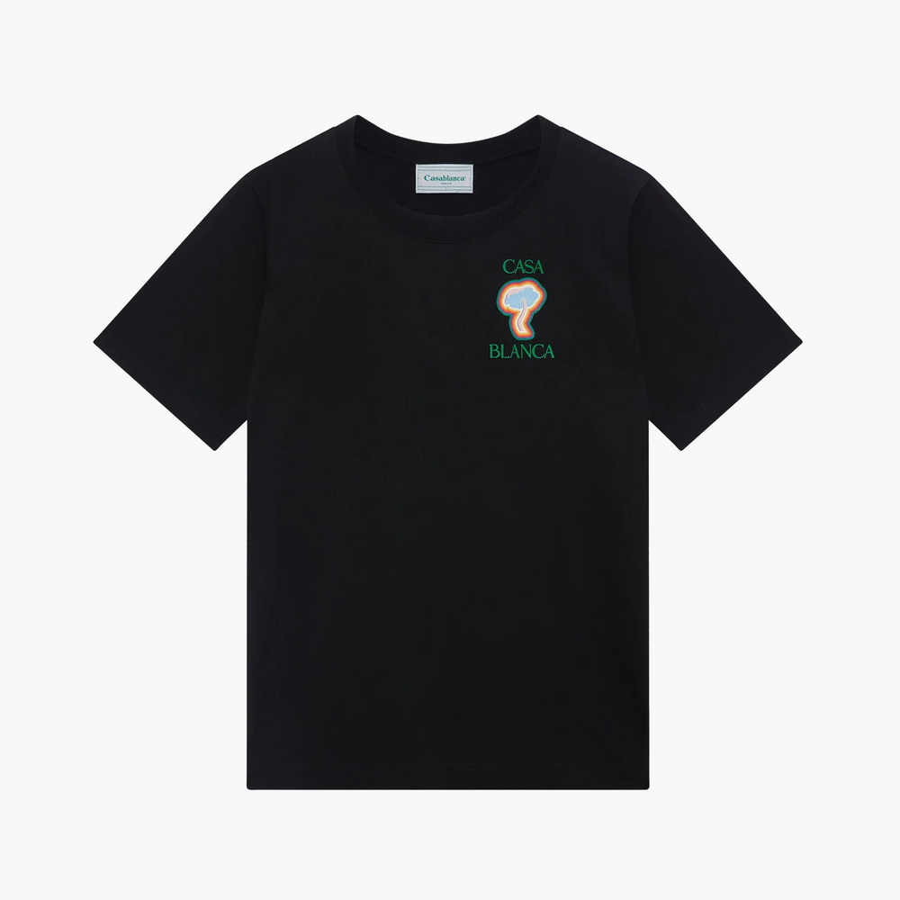 T-S manches courtes  Casa blanca MF24-JTS-001-14-EX-CE BLACK JERSEY