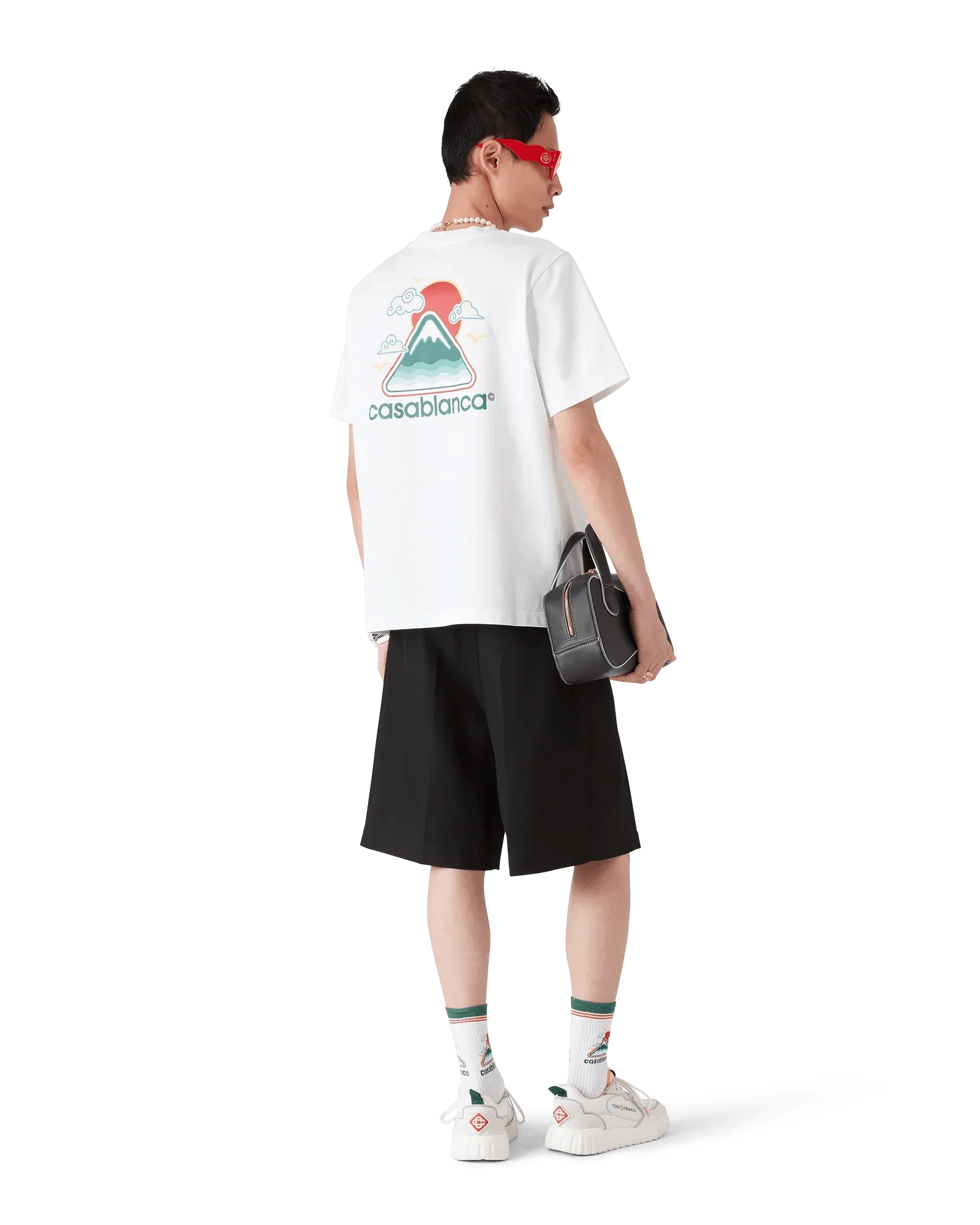 T-S manches courtes  Casa blanca MPF25-JTS-001-04 WHITE JERSEY