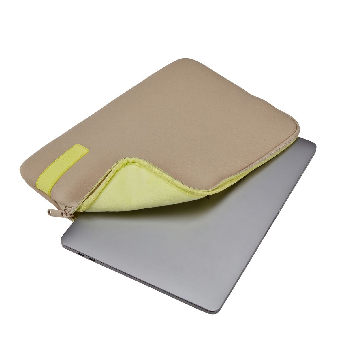 Maroquinerie  Case logic 3204689 Plaza Taupe/Sun-Lime