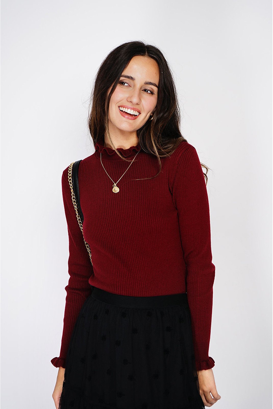   C&JO ROYAL CASHMERE CJF2608_BORDEAUX 