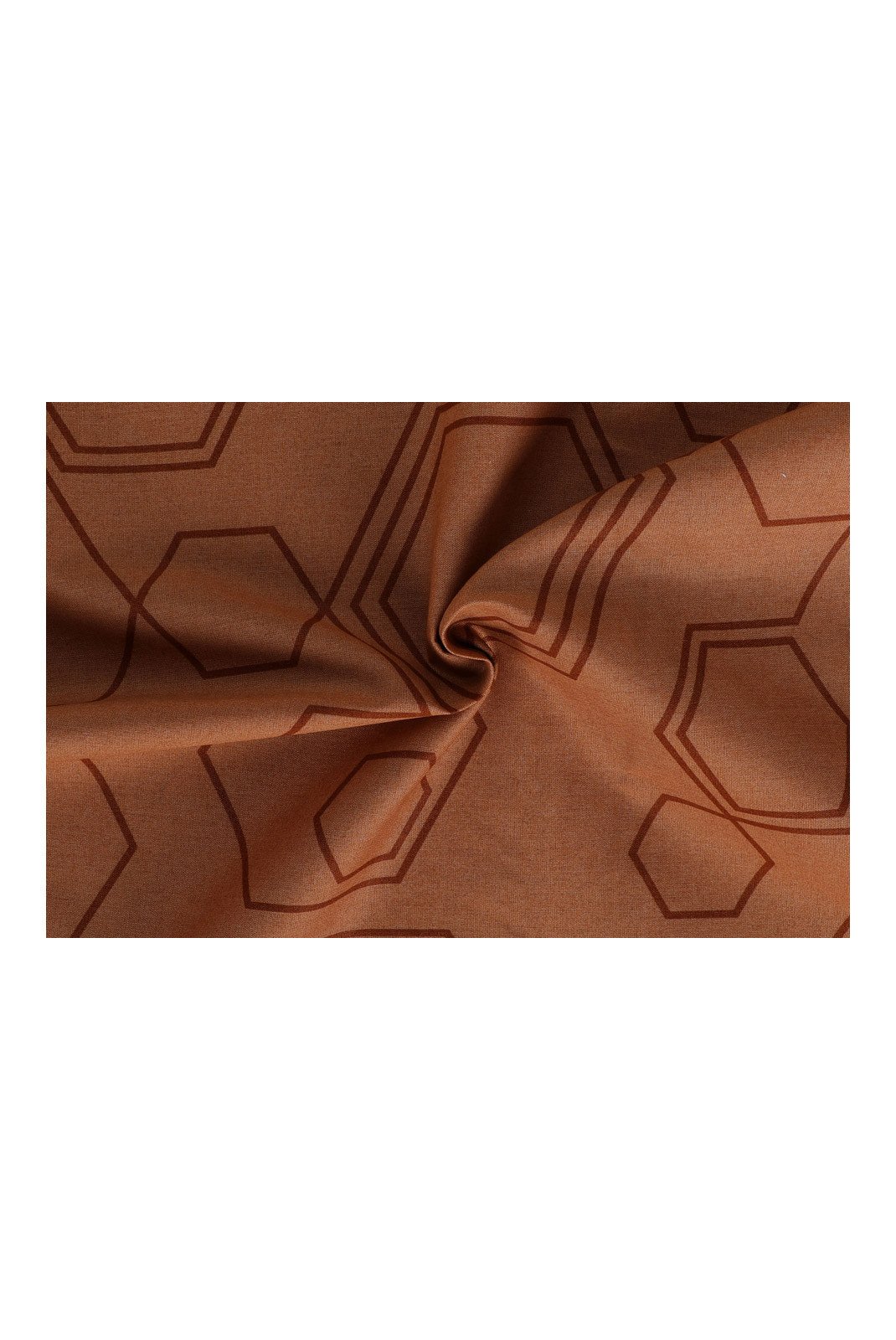 Linge de lit  Cotton box 129CTN32708 Noir et cuivre