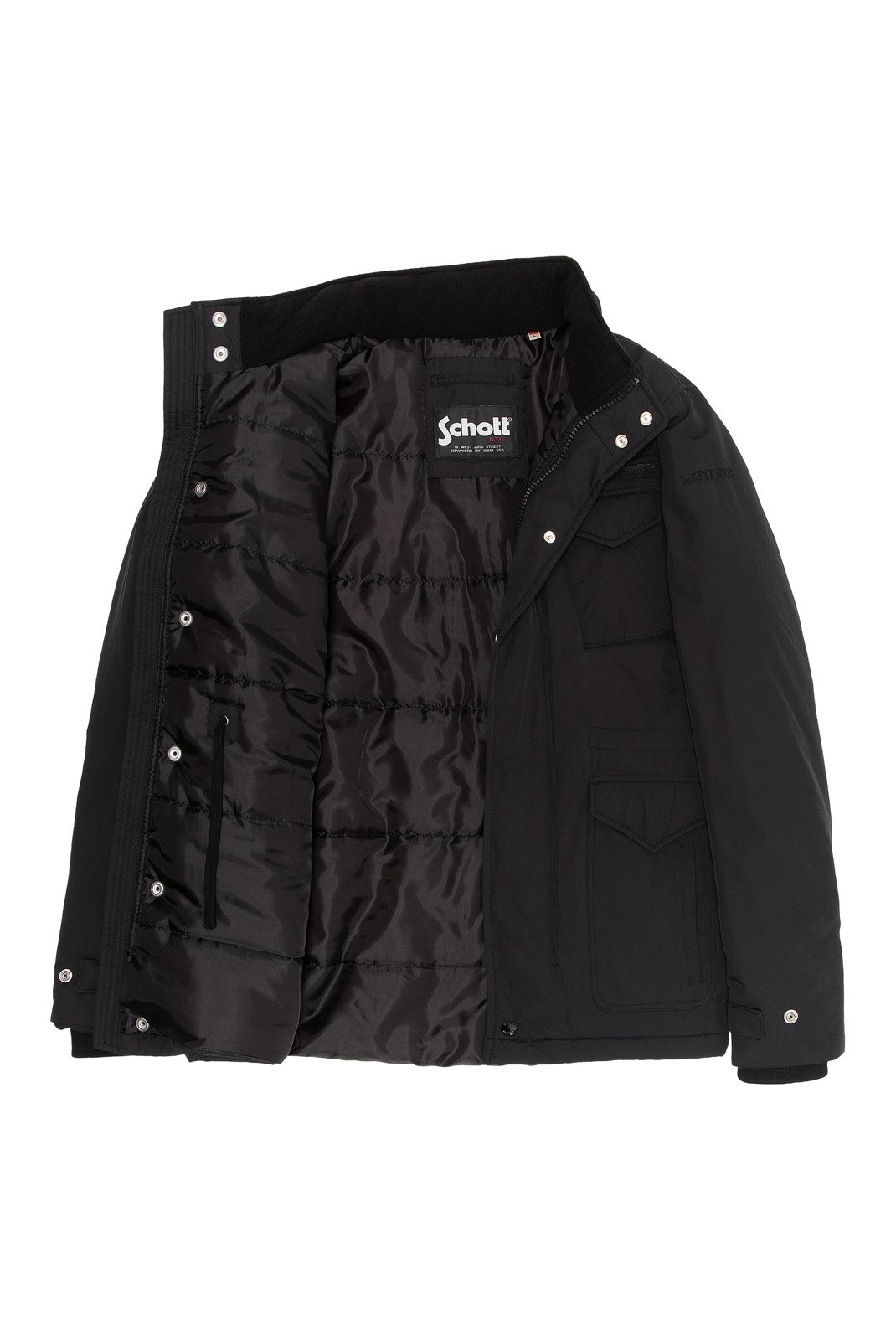 Parkas / Caban  Schott DELTA25 BLACK