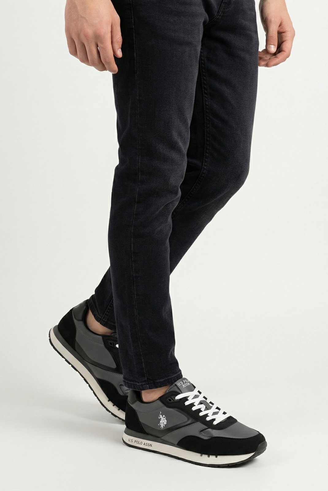 Sneakers / Sport  U.S POLO ASSN. DENI002 Black grey