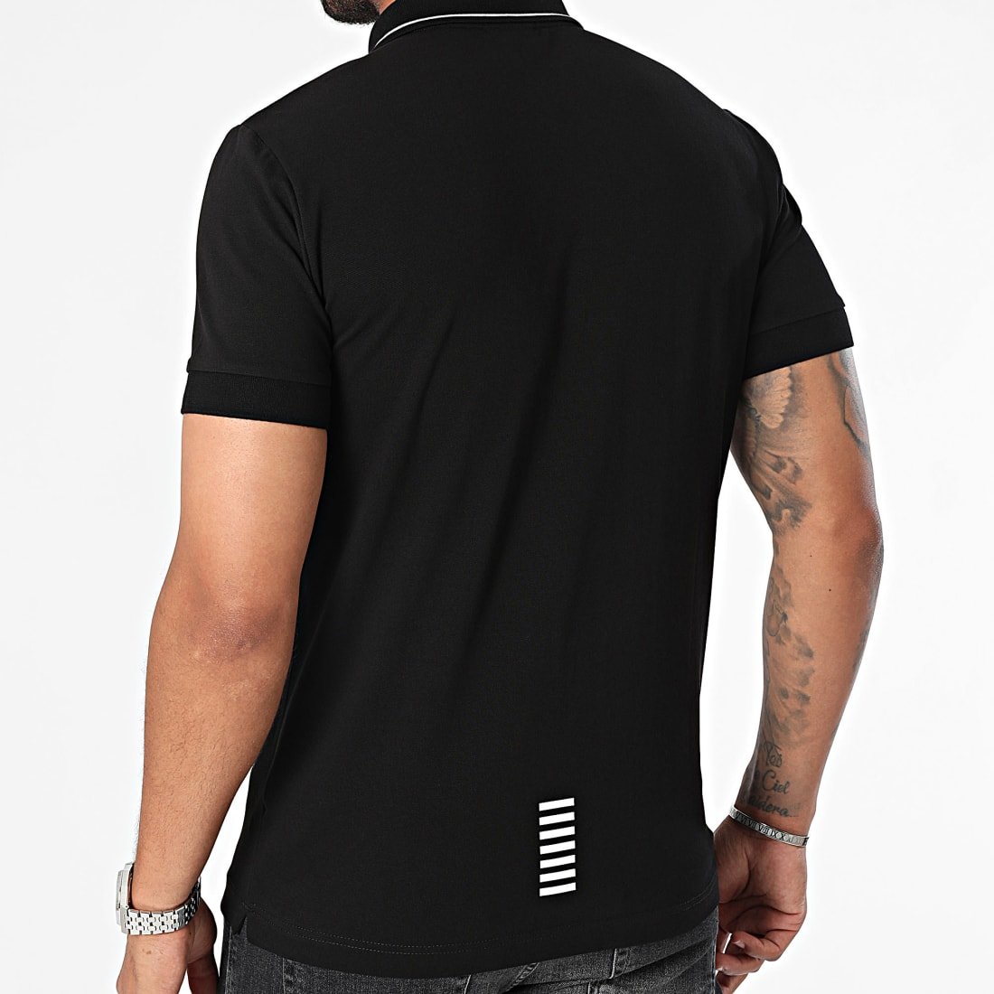Polos manches courtes  Ea7 8NPF16 PJVUZ 1200 BLACK