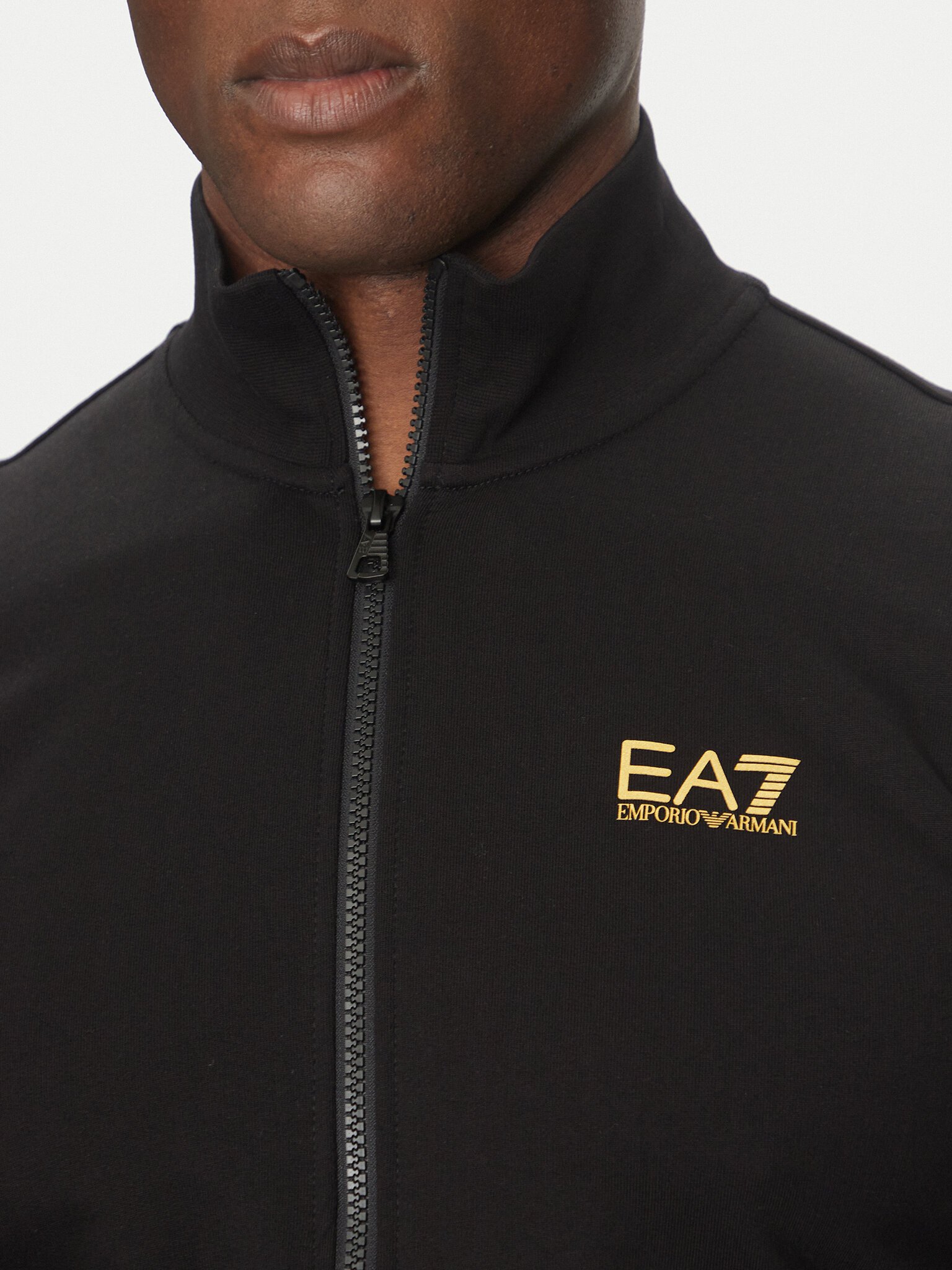 Sweats zippés  Ea7 8NPM31 PJVRZ MC004 BLACK / GOLD