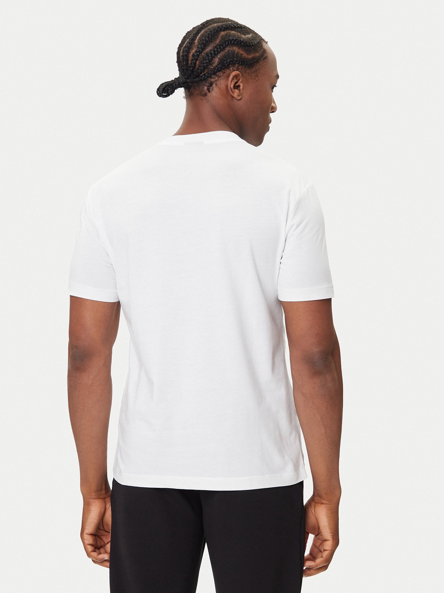 T-S manches courtes  Ea7 7M001189 AF17789 U0002 WHITE