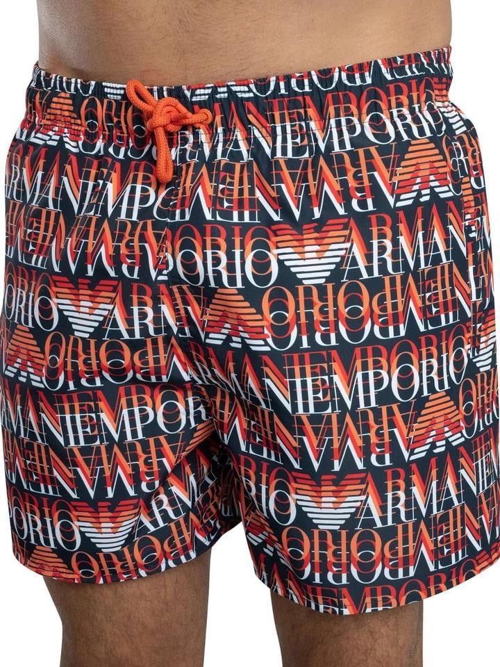 Maillots / Serviettes  Emporio armani EM000583 AF12338 FB057 MACROLOGO BLU/ORANGE