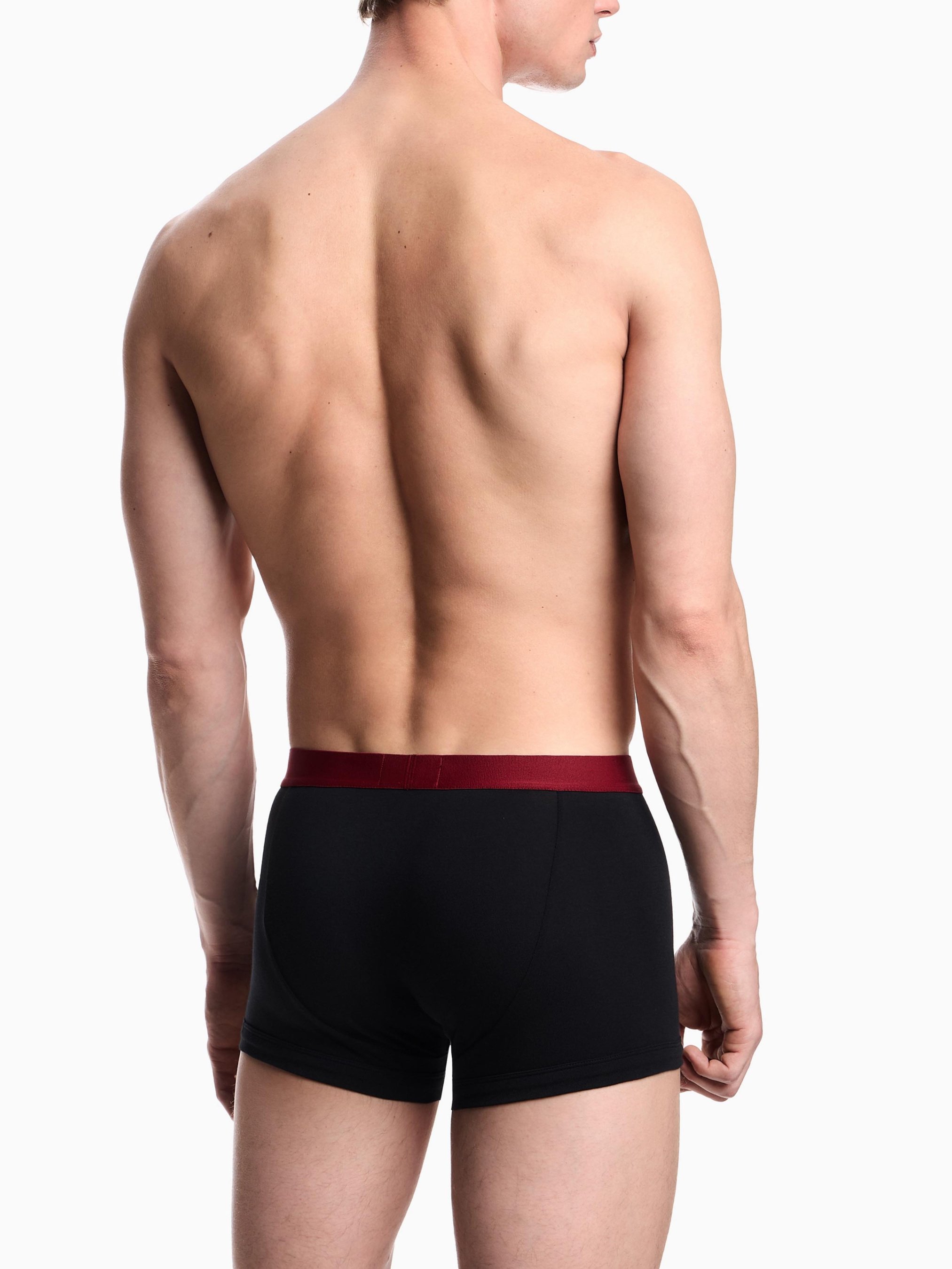Slips / Boxers  Emporio armani EM002205 AF14987 M5047 RHUBARB/BLACK/WHITE