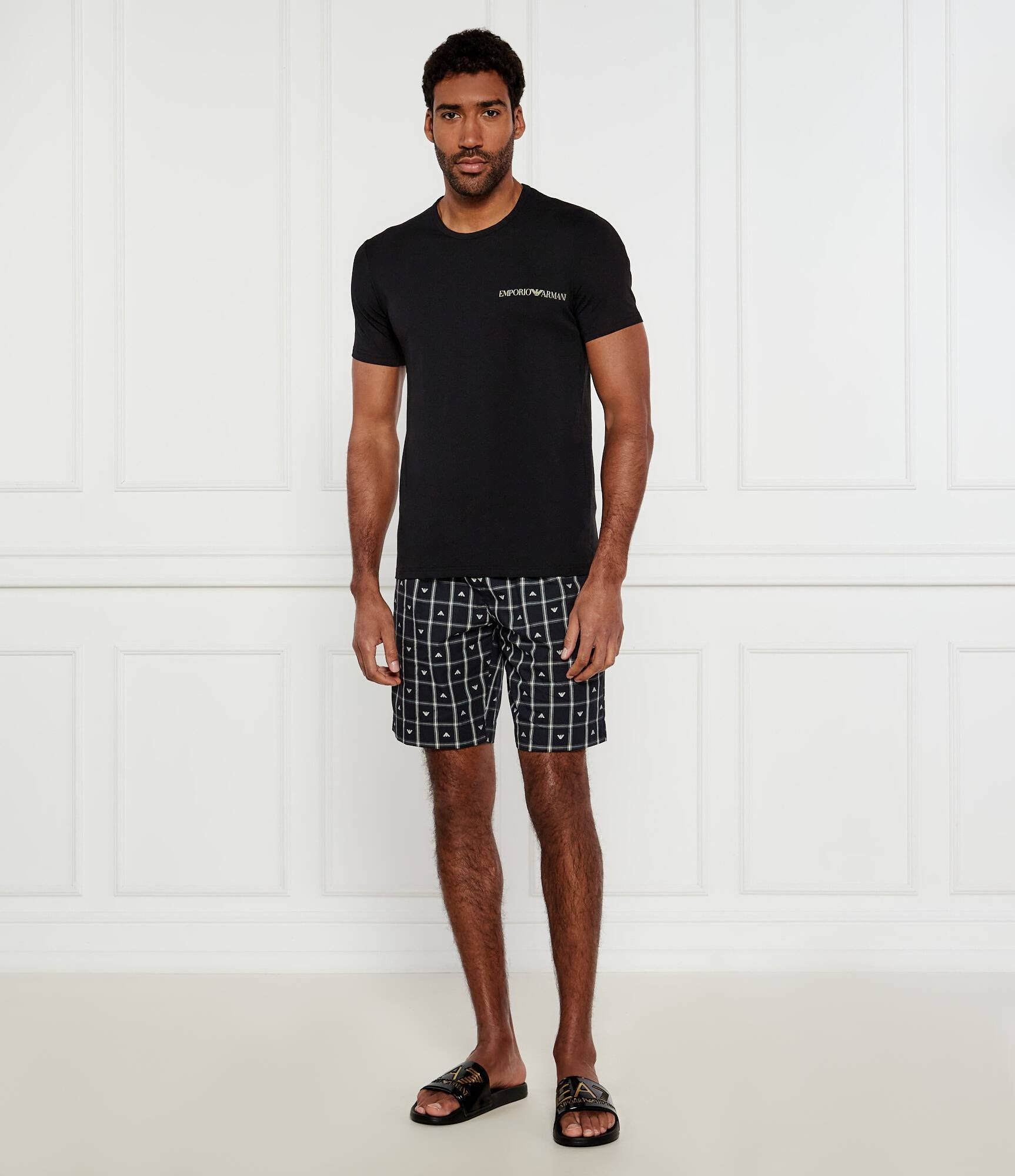 T-S manches courtes  Emporio armani EM000391 AF10779 MC108 BLACK/BLACK