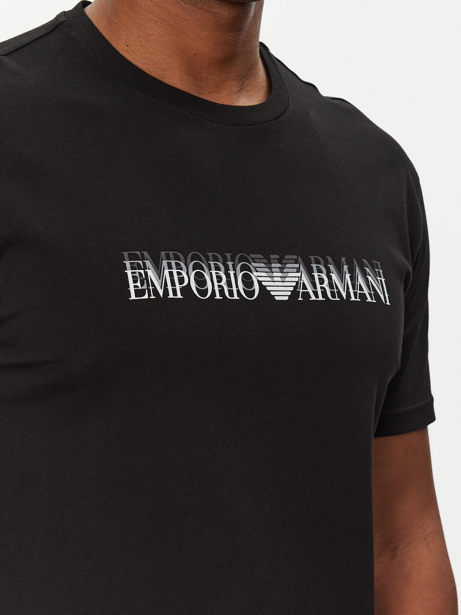 T-S manches courtes  Emporio armani EM000574 AF12349 FC113 BLACK PR. MACROLOGO
